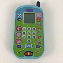 VTech Peppa Pig Let&#39;s Chat Learning Phone Numbers Counting Phrases Educational  - $22.72