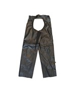 Harley Davidson Chaps Womens Black Genuine Leather Small Adjustable - €38,97 EUR