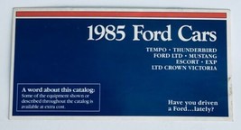 1985 Ford Tempo Thunderbird Dealer Showroom Sales Brochure Guide Catalog - £7.10 GBP