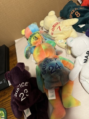 Lot of 11 Salvino's Bamm Beanos Beanie Baseball BEARS w/ Tags MLB Item image 5