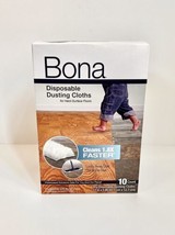 Bona Disposable Dusting Cloths Floor 10 Count Dry Pads Hard Surface Floors NEW - £43.71 GBP