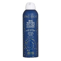 Pacifica Beauty, Big Waves Soft Hold &amp; Volume Non-Aerosol Hairspray, Coconut, - £15.33 GBP