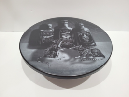 Halloween Harvest Studio Potion BottleS Ceramic Black Cake Stand Platter 10&quot; - $39.99