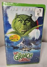 Dr. Seuss&#39; How The Grinch Stole Christmas VHS Video NEW SEALED Jim Carrey - £11.69 GBP