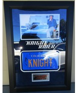 Framed Autograph David Hasselhoff TV Series Knight Rider Certified - £548.29 GBP