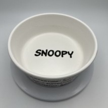 Peanuts Snoopy Round Pet Bowl Classic Suppertime Dog Or Cat - £11.32 GBP