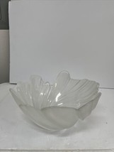 New Mikasa Spun Silk 10.75&quot; Serving Bowl Made in Germany Frosted Swirl beautiful - £12.12 GBP
