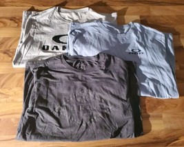 Oakley T-Shirts Lot Of 3 Men’s 2 Large XL - £38.28 GBP