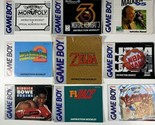 Nintendo Gameboy Game Instruction Booklet Lot Of 9 Zelda Mario MK3 NBA JAM - £22.56 GBP