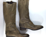 Sam Edelman Knee High Leather Boots Zip-Up Low Heel Women&#39;s US Size 9.5 - £45.88 GBP
