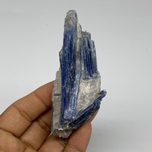 94.2g, 3.9&quot;x1.5&quot;x1&quot;, Rough Raw Blue Kyanite Chunk Mineral @Brazil, B32857 - £15.81 GBP