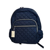 Vera Bradley XL Campus Backpack Performance Twill Classic Navy Blue NWT $160 - £85.24 GBP