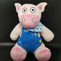 Avon Tiny Tillia Learn To Dress Dilly Super Plush Pig Doll Soft Toy 15&quot; Animal - £9.44 GBP