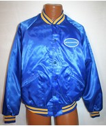 Vtg 80s KING LOUIE Pro Fit Nylon Satin PRESTOLITE PATCH Jacket L Motor R... - $63.89 CAD