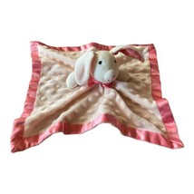 Ashton Drake Galleries Pink Bunny Plush Lovey Security Blanket Satin Trim - £7.86 GBP