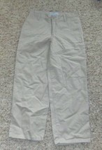 Boys Pants Khaki Old Navy Adjustable Waist Plain Front Khakis-size 16 Husky - £6.97 GBP