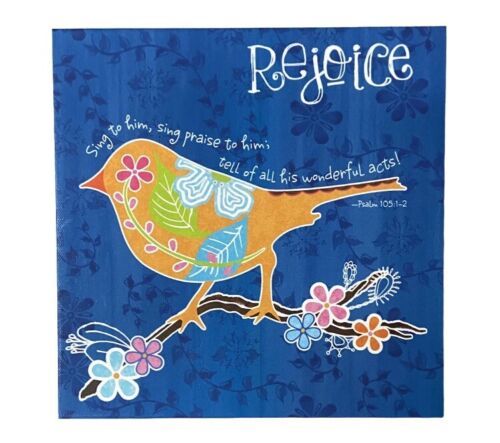 Demdaco Multiple Blessings Rejoice Wall Art Wall Décor Inspirational - $23.16