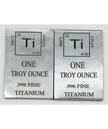 2 x 1 Unze Oz Titan Barren .996 Feingold Rein, 2 Stück - $46.17