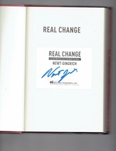 Real Change by Newt Gingrich (2007 Hardcover) Signed autographed Book - £76.79 GBP
