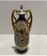 Antique Royal Vienna Porcelain Vase 7” Victorian painting - €161,84 EUR