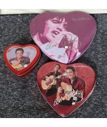 Elvis Presley Vintage Russell Stover Container Lot Of 3 - $20.36 CAD