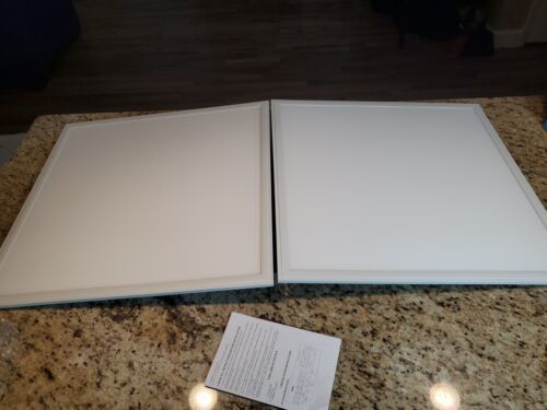 2 X Lithonia Lighting CPX 2X2 3200LM 40K M4 30W Flat LED Panel, 2' x 2' - White - $118.80