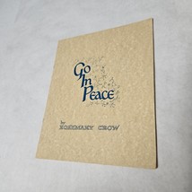 Go in Peace by Rosemary Crow Songbook Leaflet 1982 - $24.98