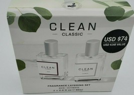 Clean Classic Layering Collection Fragrance Skin Ultimate Gift Set 2 x 2.0 fl oz - $62.37