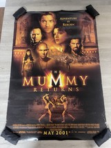 “The Mummy Returns” Original Movie Poster Double Sided Rolled May 2001 CV - $364.37 MXN