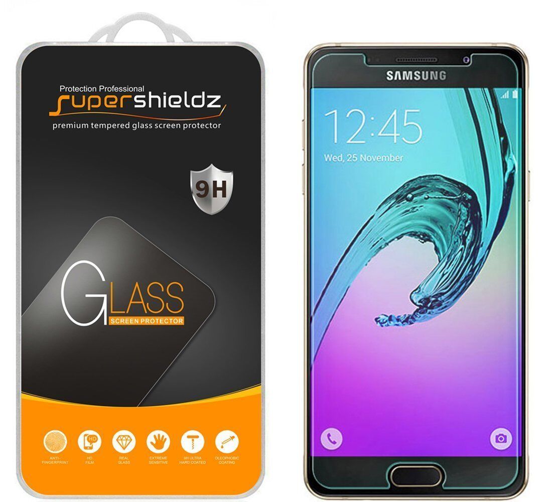 3X Supershieldz Tempered Glass Screen Protector Saver for Samsung Galaxy A5 2016 - £15.73 GBP