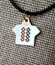 Ukrainian Pendant Embroidered Shirt Christmas birthday present Gift 0,8&quot; - £9.35 GBP