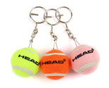 HEAD Mini Tennis Ball Keychain Accessory Unisex Key Chain Yellow Orange ... - $16.11