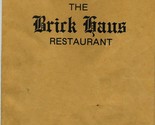 Brick Haus Restaurant Menus &amp; Napkin Amana Iowa 1960&#39;s - $44.50