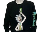 Rick And Morty T Shirt Mens L Large TV Cartoon Long Sleeve Drunk Beer Bo... - £10.38 GBP