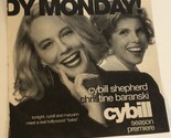 Cybil Tv Guide Print Ad Cybil Shepherd Christine Baranski TPA15 - £4.66 GBP