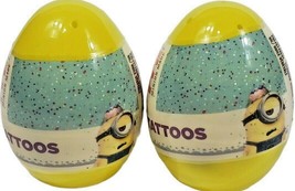 Despicable Me Minion Jumbo Plastic Eggs 40 Tattoos New Sealed Lot of 2 - £7.09 GBP