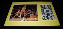 Rick Barry Signed Framed 12x18 Photo Display Warriors Miami - £56.26 GBP