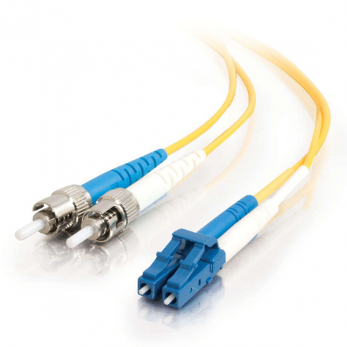 C2G 37474 1M FIBER SMF LC/ST 9/125 DUPLEX YELLOW PATCH CORD - $48.56
