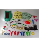 Over 30+ Game Piece &amp; Part Lot: Monopoly, Outburst, Chess, Battleship, C... - $131.14 MXN