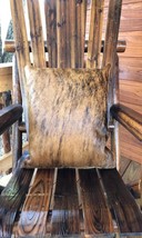 Cowgirl Kim Natural Cowhide Pillow~ Brindle Hide - £155.55 GBP