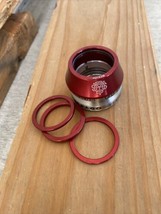 ODYSSEY BMX BIKE CONICAL INTEGRATED BICYCLE HEADSET RED - $512.80 MXN