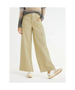 Time and Tru Women&#39;s Wide Leg Corduroy Cargo Pants, 30&quot; Inseam - Size 16 - £19.77 GBP