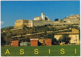 Postcard Basilica Of St Francis Assisi Italy - £3.09 GBP