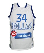 Giannis Antetokounmpo Custom Greece Basketball Jersey New Sewn White Any... - £27.64 GBP+