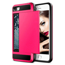 Card Holding Case For I Phone 7/8/SE2/SE3 Hot Pink - £5.40 GBP