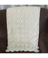 Cream Crochet Table Runner - £17.52 GBP