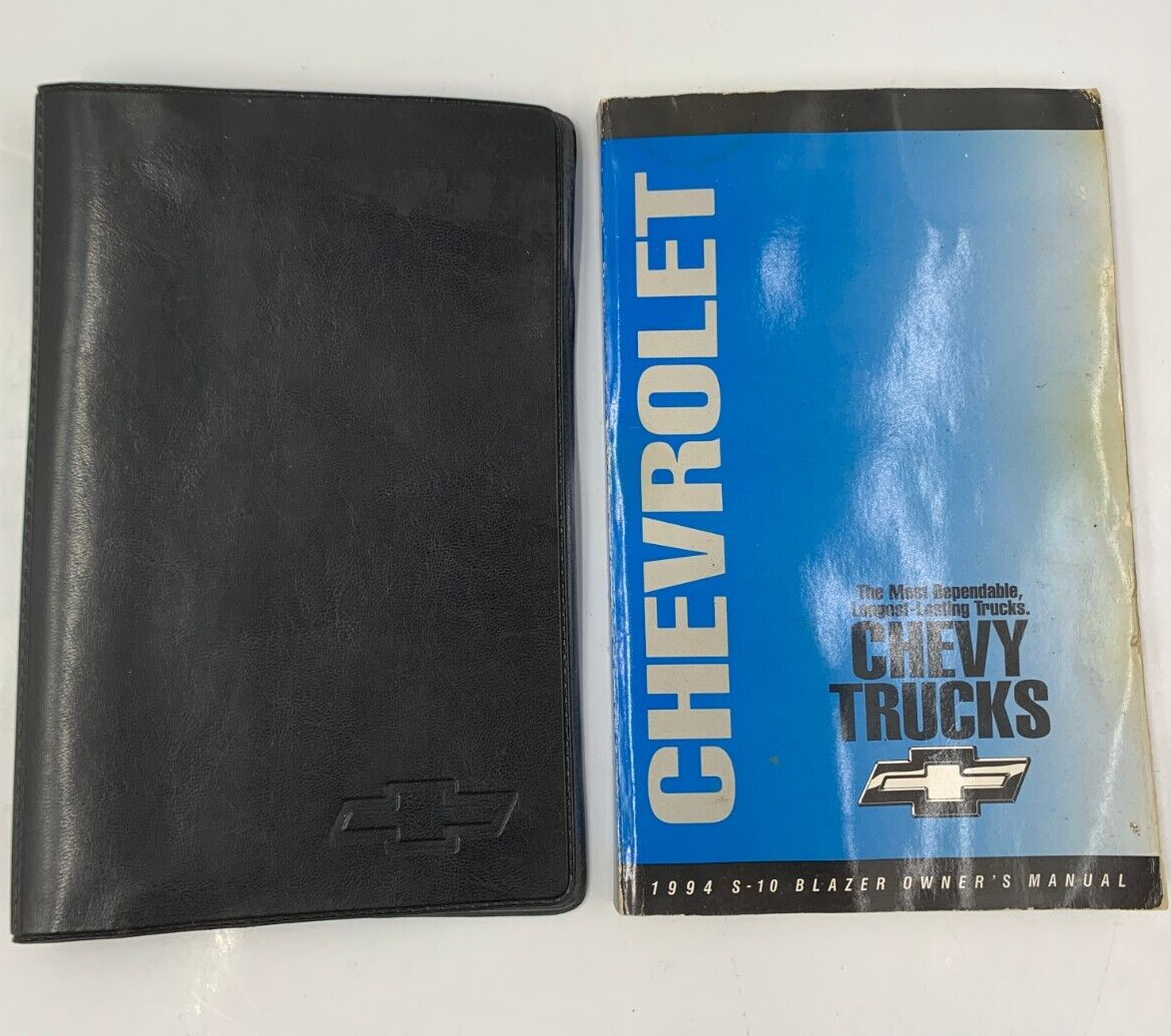 1994 Chevrolet S10 Blazer Owners Manual Handbook with Case OEM P03B20007 - $35.99