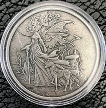 #1 Red Queen antiqued- Amy Brown Collection - 1oz .999 Silver Proof Round - £107.02 GBP