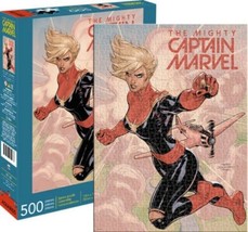 Marvel Comics Mighty Captain Marvel Comic Art 500 Piece Jigsaw Puzzle NEW SEALED - £11.49 GBP
