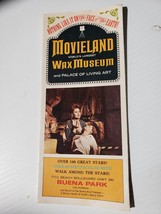 Vintage Tourist Brochure - Movieland Wax Museum - Summer 1966 - £15.18 GBP